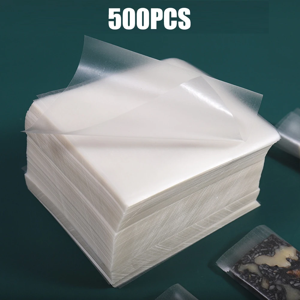 500pcs Sheets Edible Glutinous Rice Paper Xmas Wedding Candy Food Sweets Wrapping 8*6.5*1cm Kitchen Dining Bar