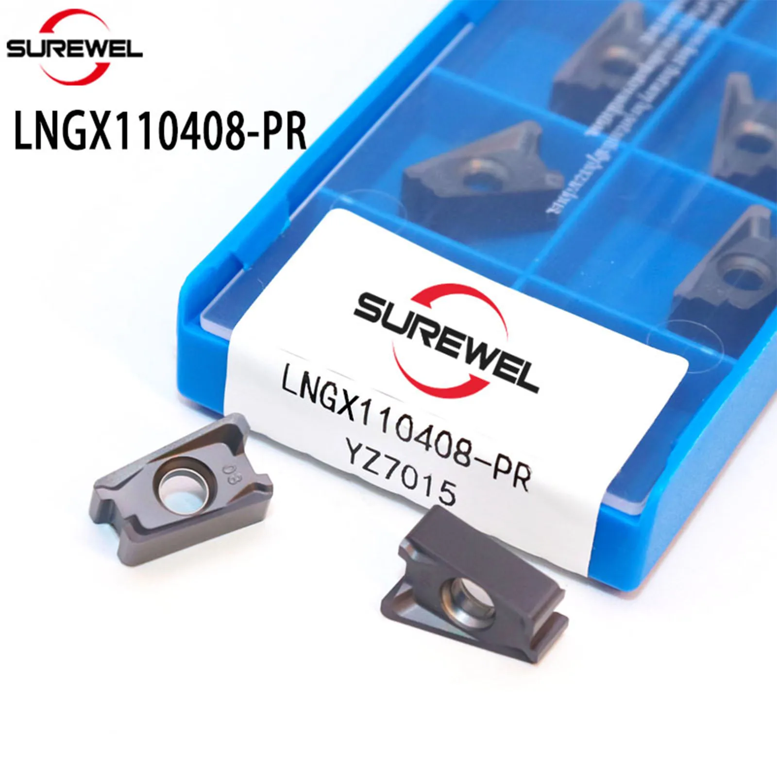 

SUREWEL LNGX110408 LNPX110408 Твердосплавные пластины для фрезерования с квадратным плечом Совместимые пластины LNGU110408