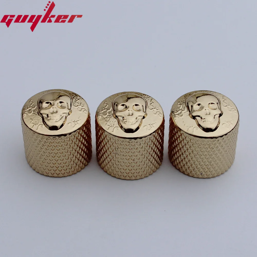 Guyker Potentiometer Knob Face Surface Inner Diameter 6MM For Electric Guitar or Bass Accessories