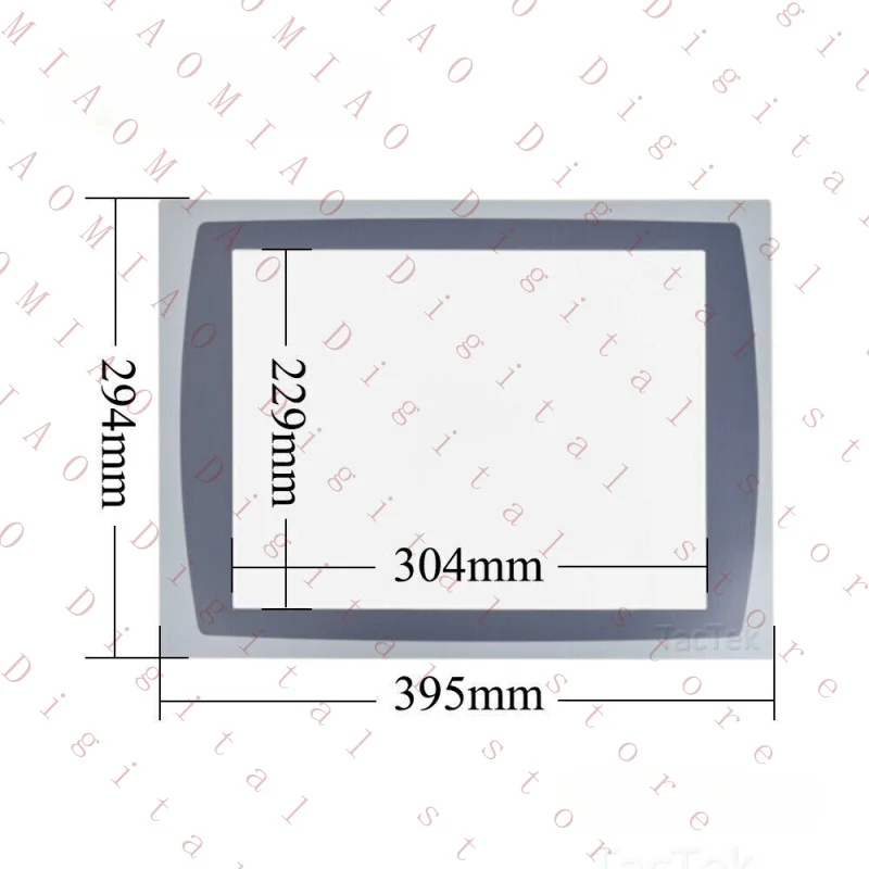 FRM   1X Touch Screen for Glass Panel Digitizer with Foil 2711P-RDT15C 2711P-RDT15C B