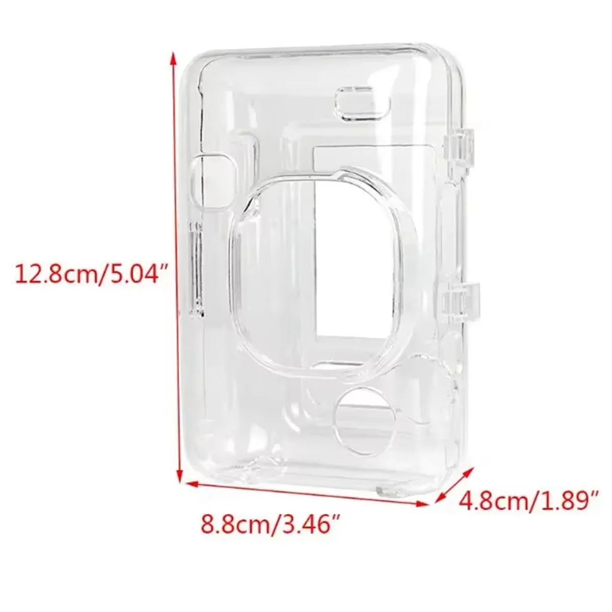 ★[T81C]New Transparent Crystal PVC Protective Case Protector Instant Camera Storage Bag Cover for Mini