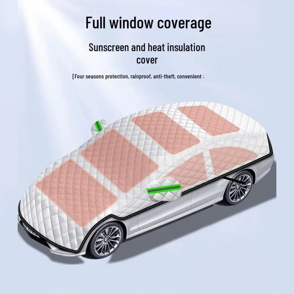 

Car Cover Outdoor Protection Waterproof Four Seasons Windshield Protection Hail Protector Snow Cover Sunshade Frost Cover Parts