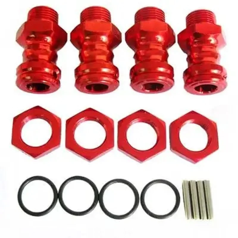 Wheel Hex Hub M17 17mm M23 23mm/30mm  Extension Adapter 12mm Cap Anti-Dust x 4 Longer Combiner Coupler For 1/8 RC Car HSP