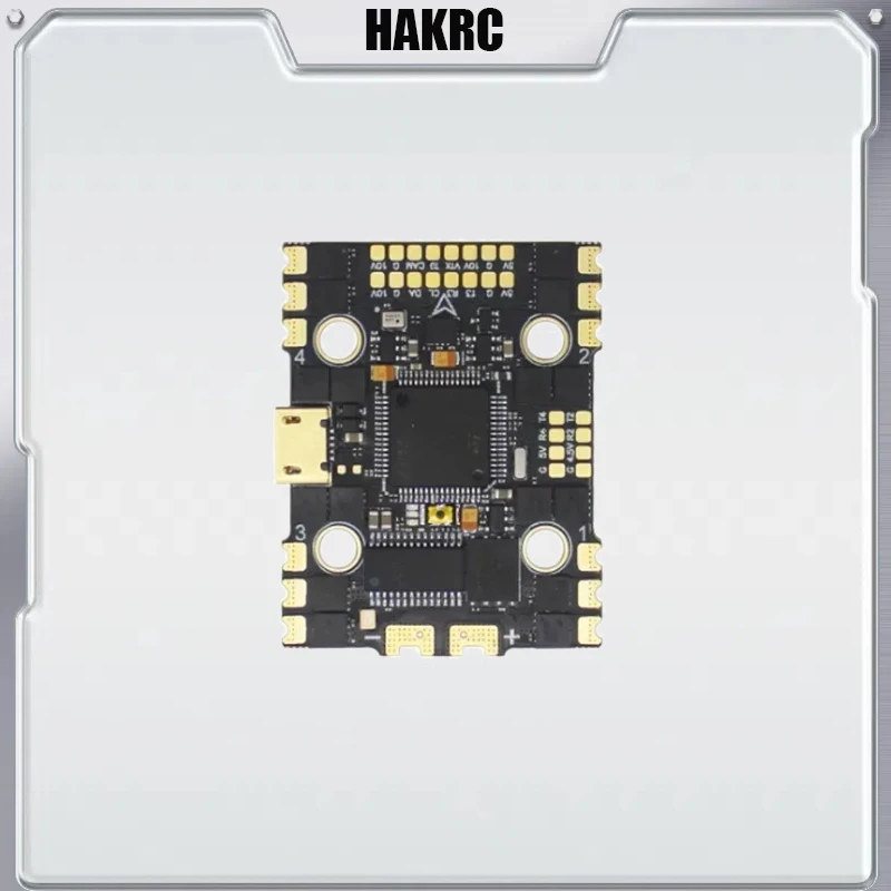 HAKRC F7220D F722 AIO F7 Flight Controller 32Bit 40A/50A 4in1 ESC 2-6S with Double BEC OSD for RC FPV Toothpick Cinewhoop Drone