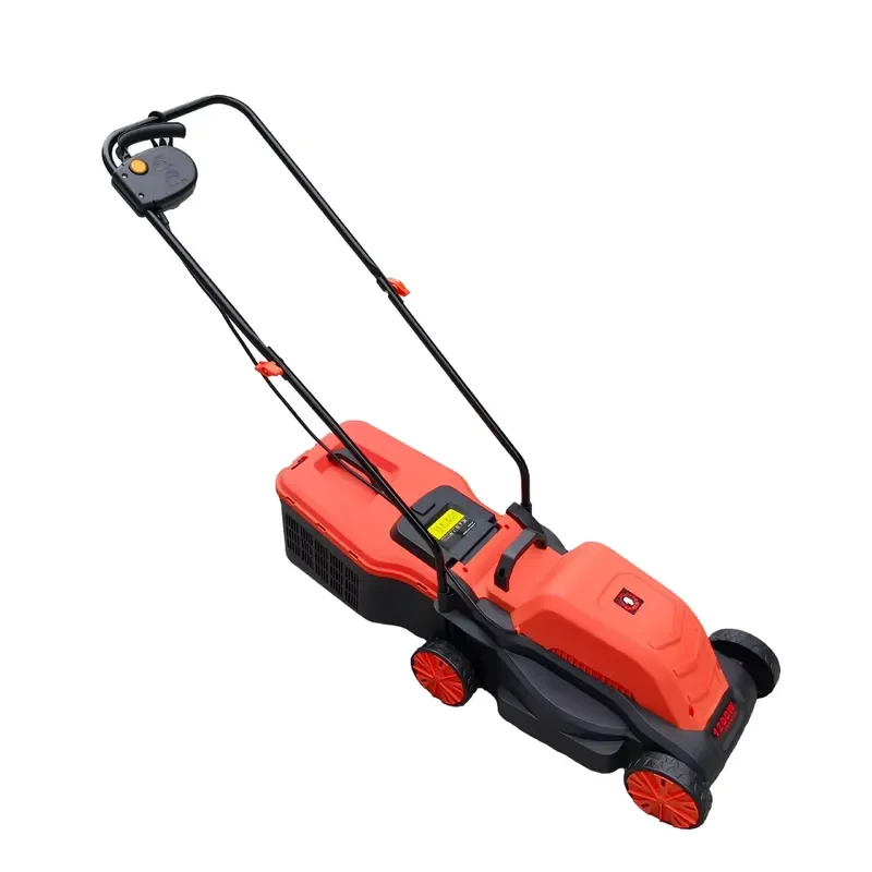 Electric Lawn Mower Foldable Handle Garden Grass Trimmer Household Small Push Cutter Anti Clog Motor Outdoor Yard Maintenance