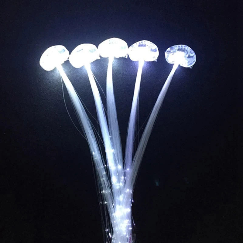 Pinza de pelo Led luminosa para fiesta de Navidad, diadema trenzada, 30 piezas, regalo