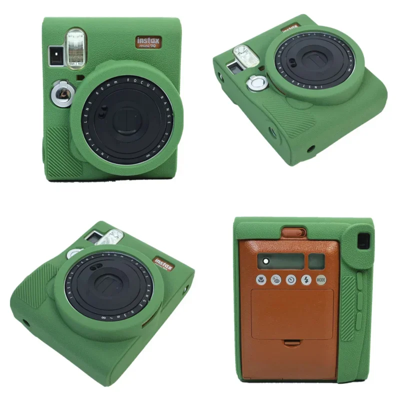 

For Fujifilm Fuji Instax Mini 90 instant film protector frame skin camera bag rubber Silicon silicone case body cover