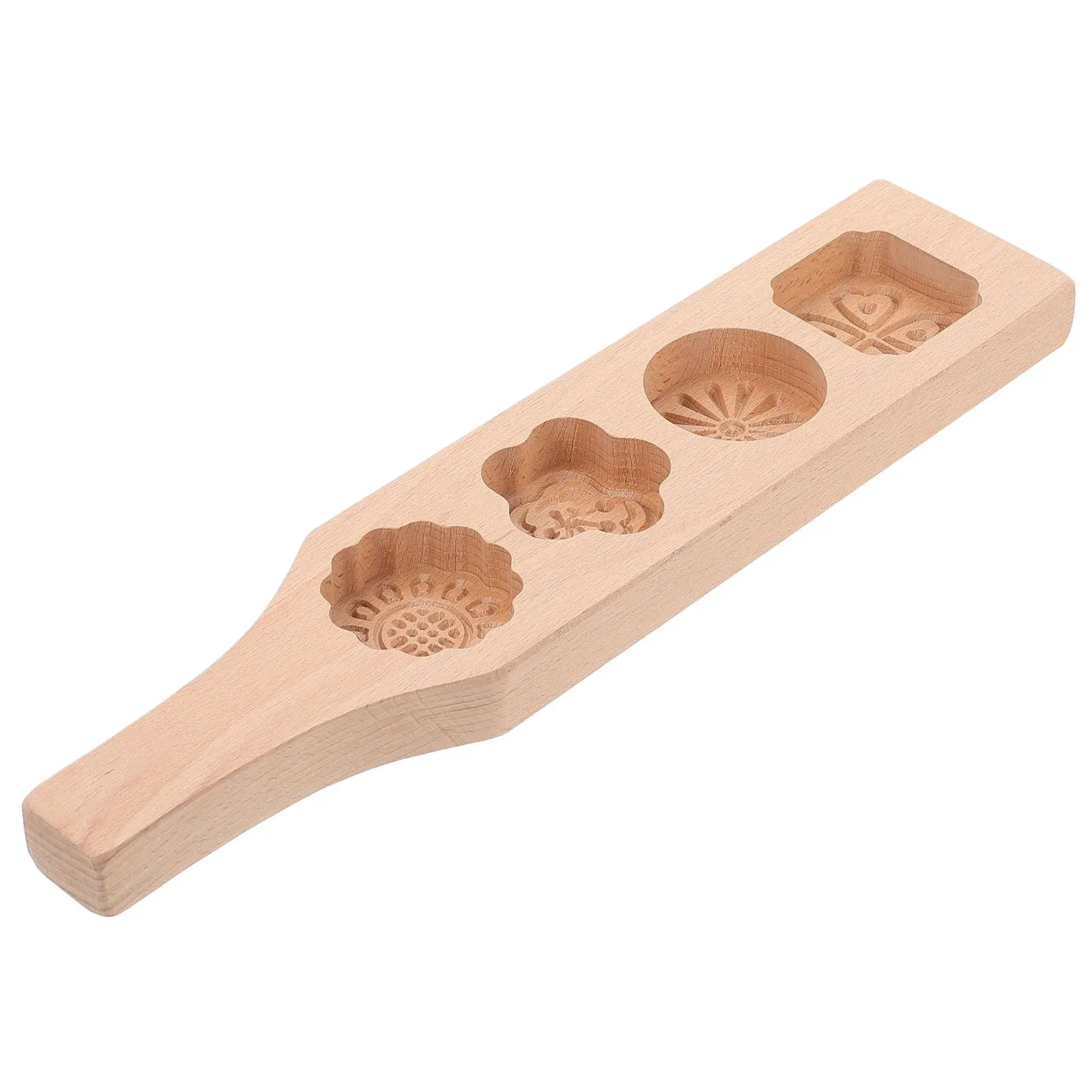 

Wooden Moon Cake Mold Cookie Fondant Molds Cheese Pastry Tool Diy Chocolate Mould Reusable Easy Clean Smooth Practical