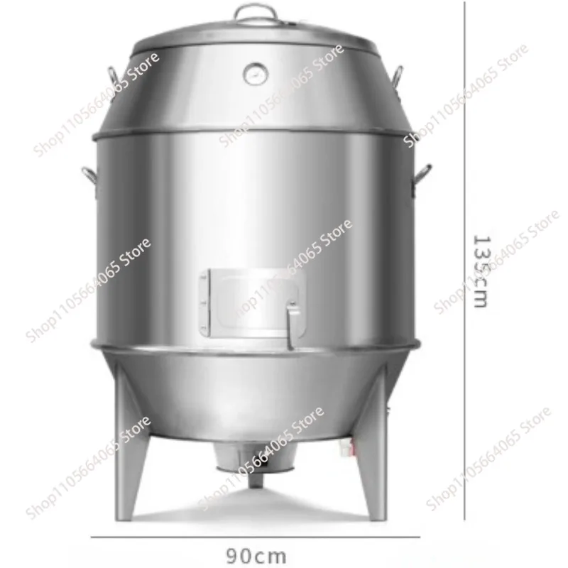 80/90/100 CM China Beijing  Duck Gas Oven Double Stainless Steel Commercial Roast Duck  Lamb Pig Chicken Roast Grill