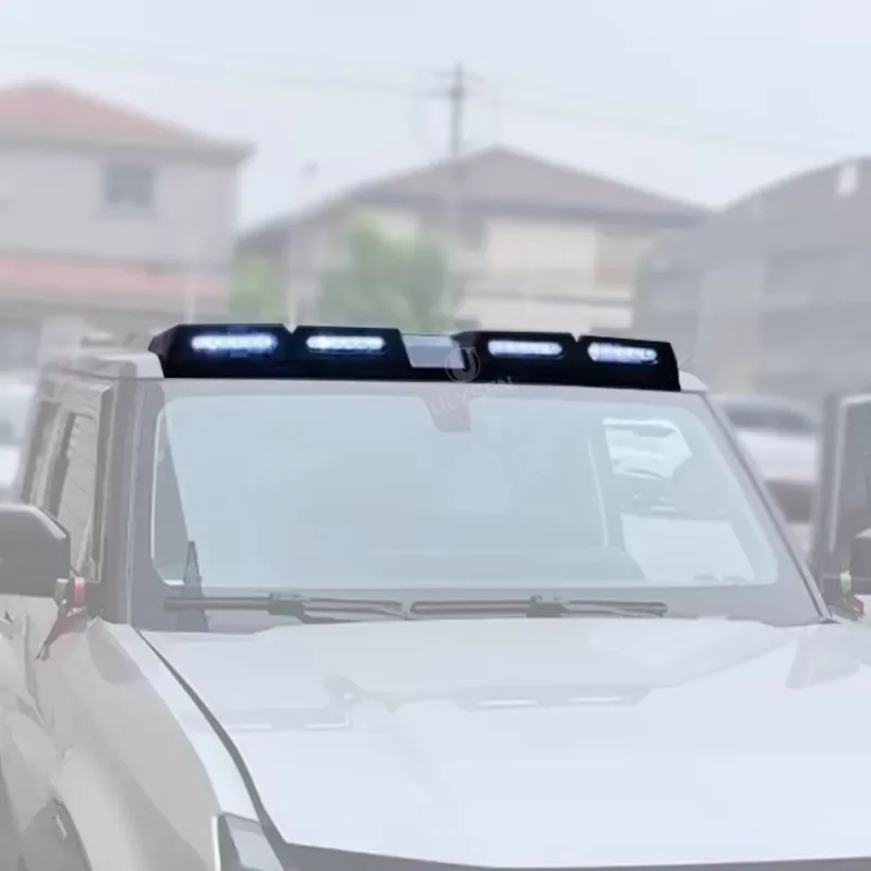 for Chery ICAUR 03 Jaecoo J6 Roof Mount LED Light Bar 4 Eyes Type Super Bright Car Exterior Accessory