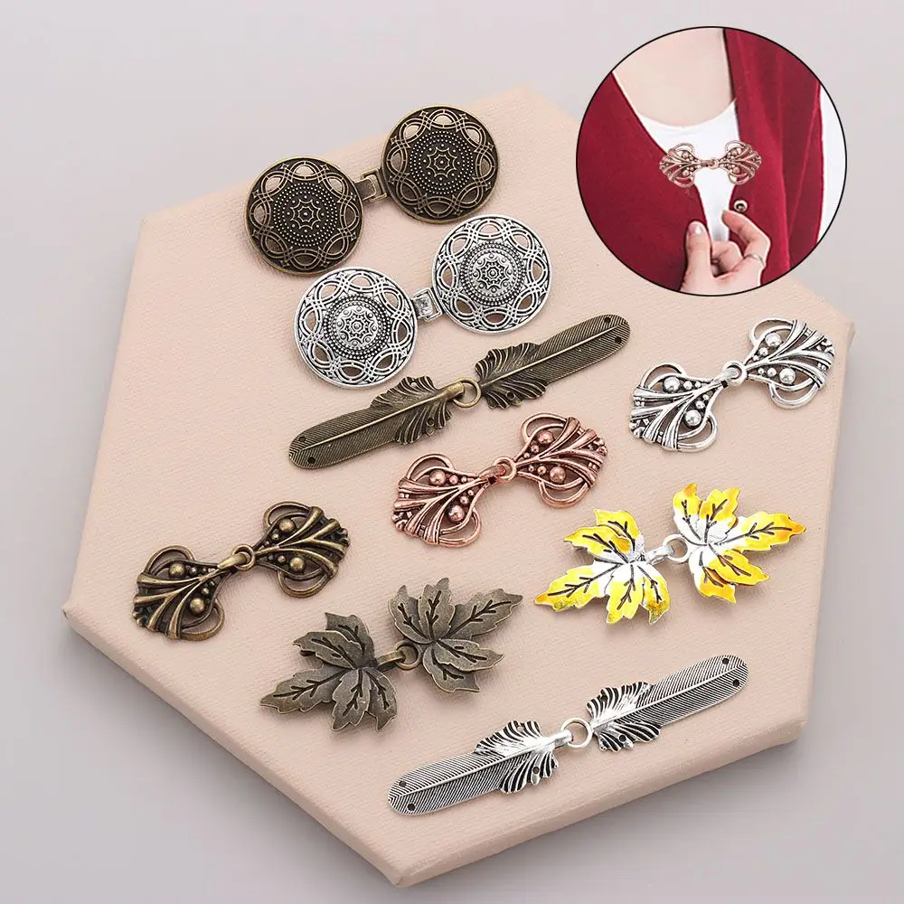 New Vintage Cardigan Duck Clip Pin DIY Sewing Clasp Women Shawl Blouse Collar Sweater Scarf Clasp Charm Accessories