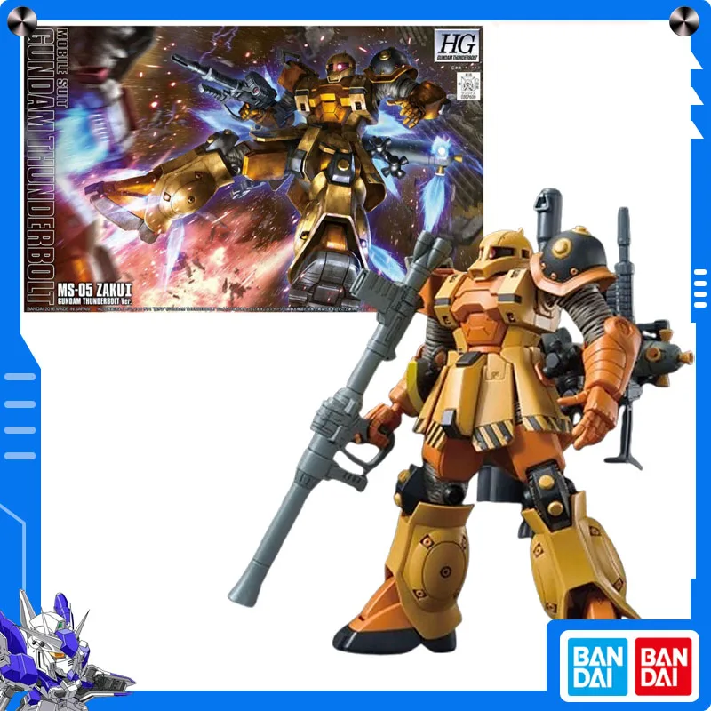 

Original Bandai High Grade Kits 1/144 HG Zaku I (GUNDAM THUNDERBOLT Ver) Anime Action Figure Assembly Model Collect Ornament