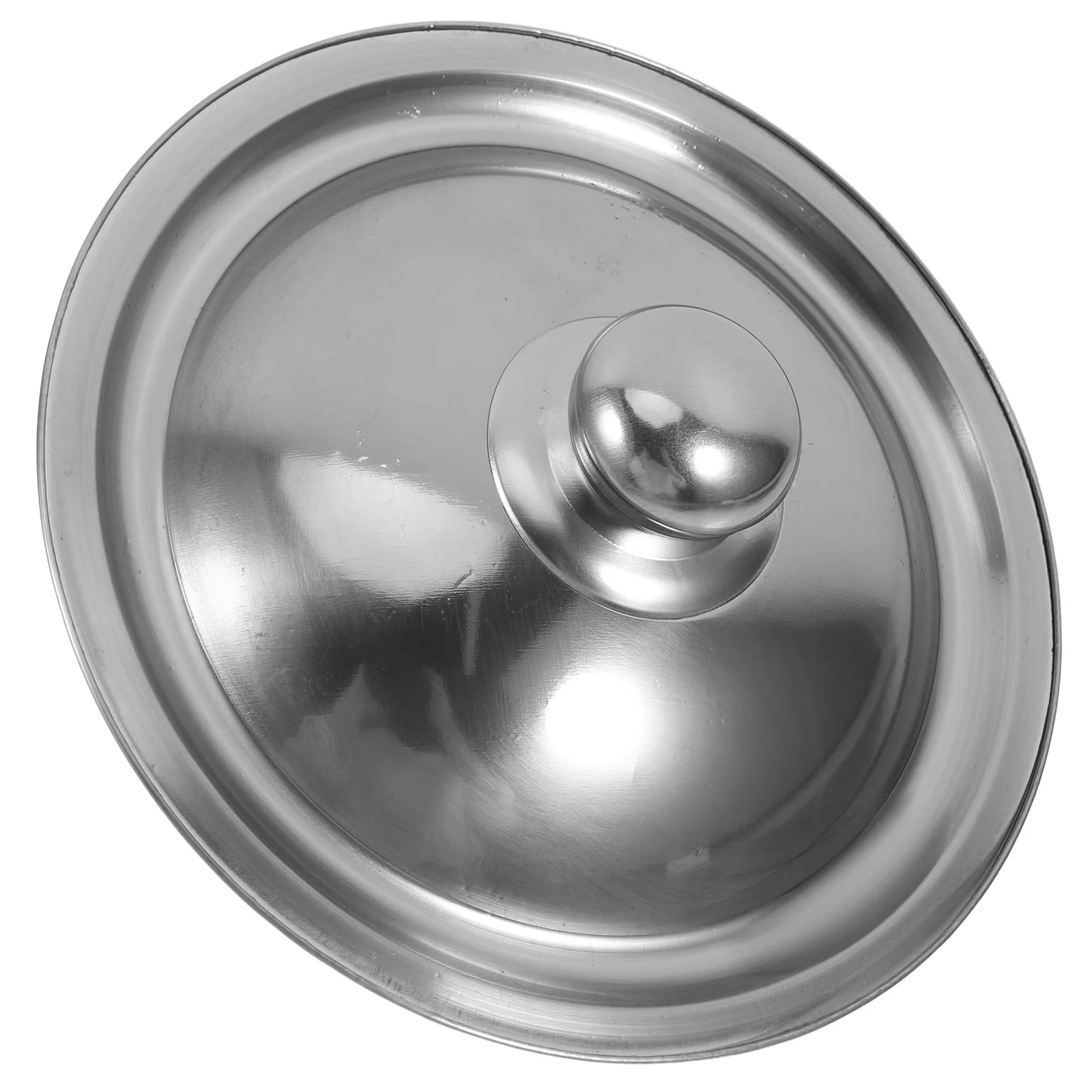 

Universal Lid 20cm Stainless Steel Knob Multipurpose Cookware Construction Smooth Edges Easy Clean Kitchen Essential