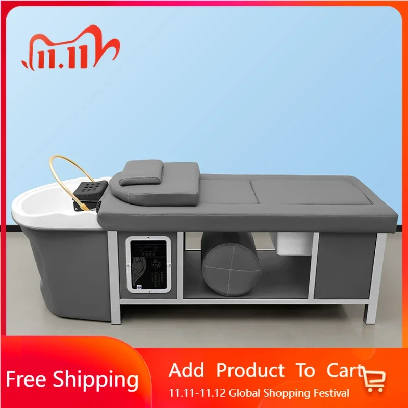 

European Shampoo Chair Shaving Salon Backwash Bowl Beauty Salon Treatment Nail Salon Barber Cama Champú Postmodern Furniture