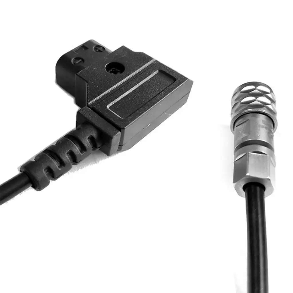 Flexible D Tap Camera Power Cable with Reverse Polarity Protection Coiled Adapter Wire for BMPCC 4K
