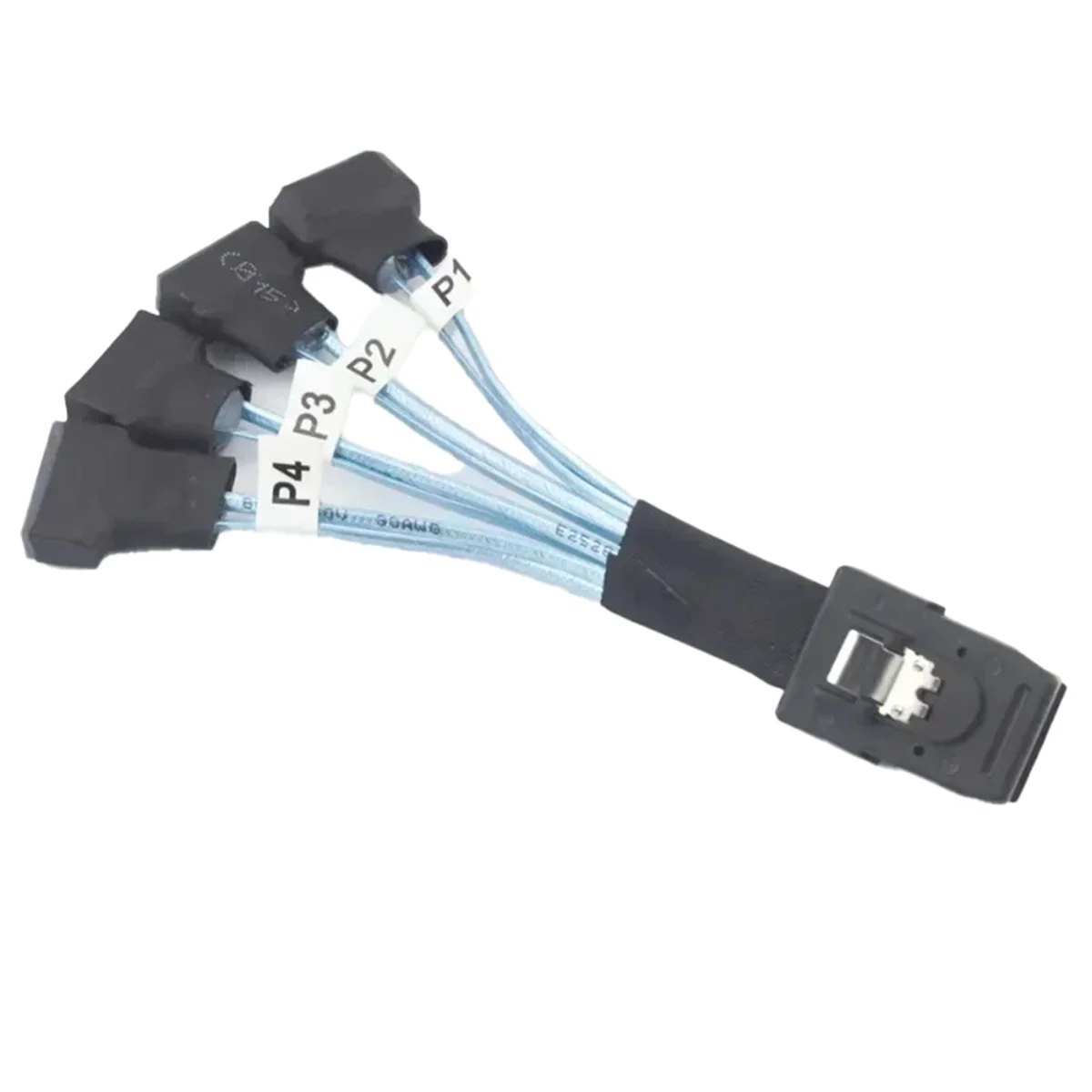 Hot sale Mini SAS SFF-8087 to 4X SATA Male 3.0 SSD High Speed Data Transfer Cable 1 to 4 0. Computer Cables Hardware Cables