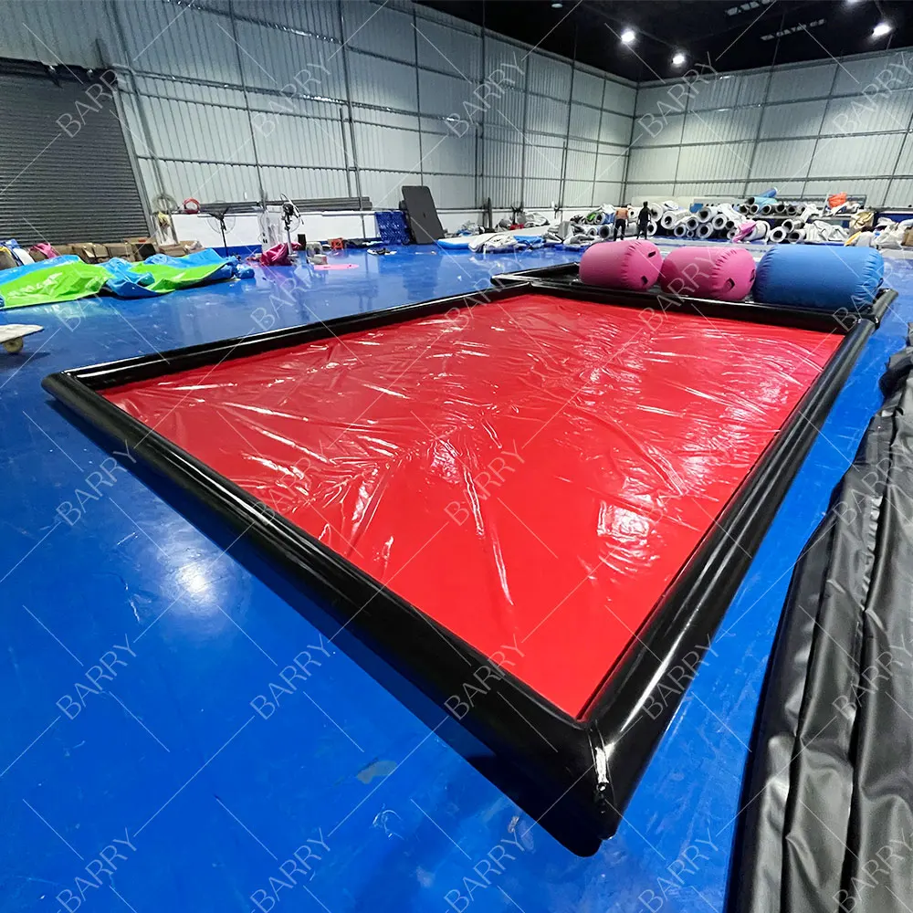 

Commercial Airtight Inflatable Car Wash Pad for Car Washing Water Containment Mat Blow up Car Wash Mat