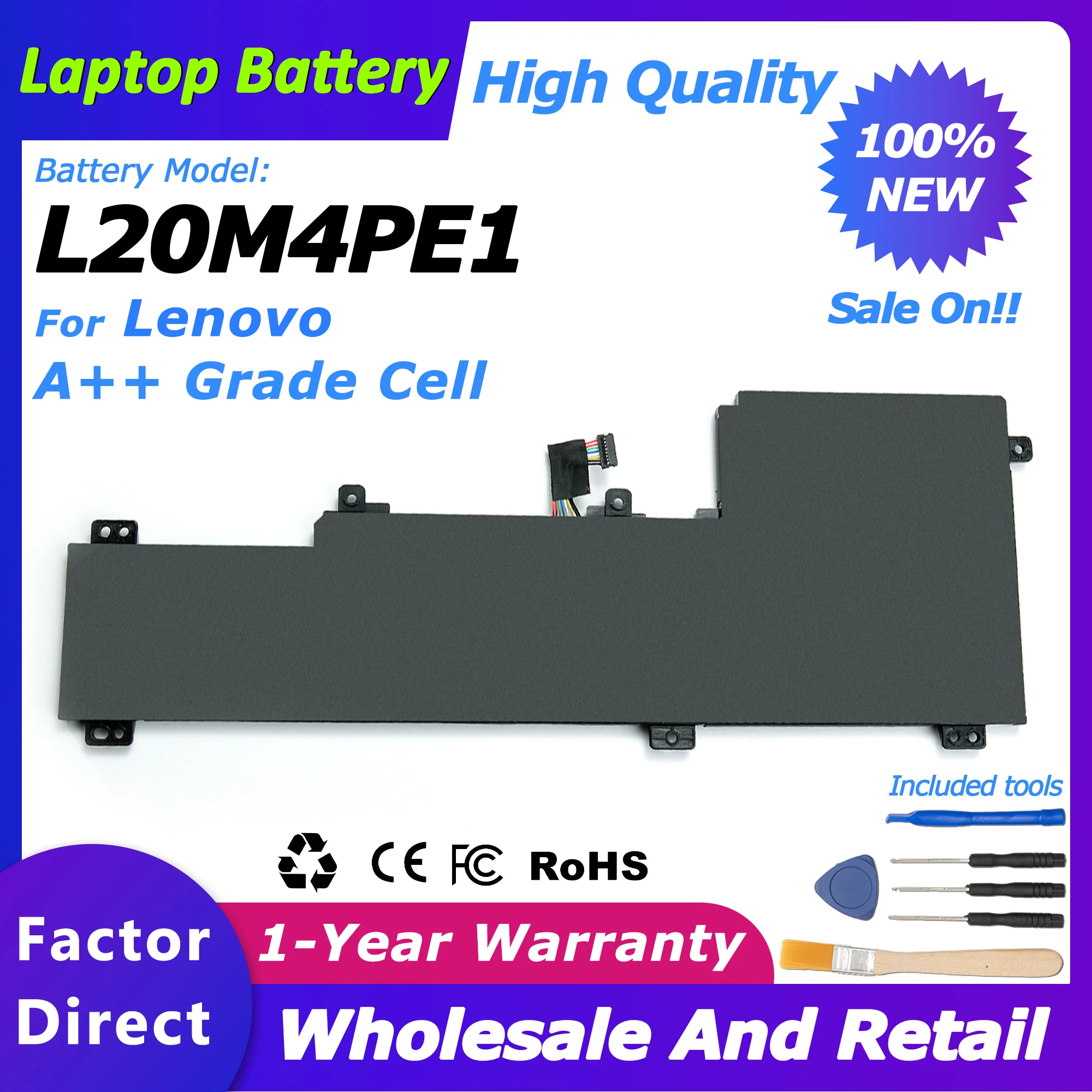 

L20M4PE1 Laptop Battery 16ACH6/16ARH7 For Lenovo IdeaPad 5 PRO battery 16IAH7/16IHU6 Xiaoxin Pro 16 2021/2022 4883MAH/75WH
