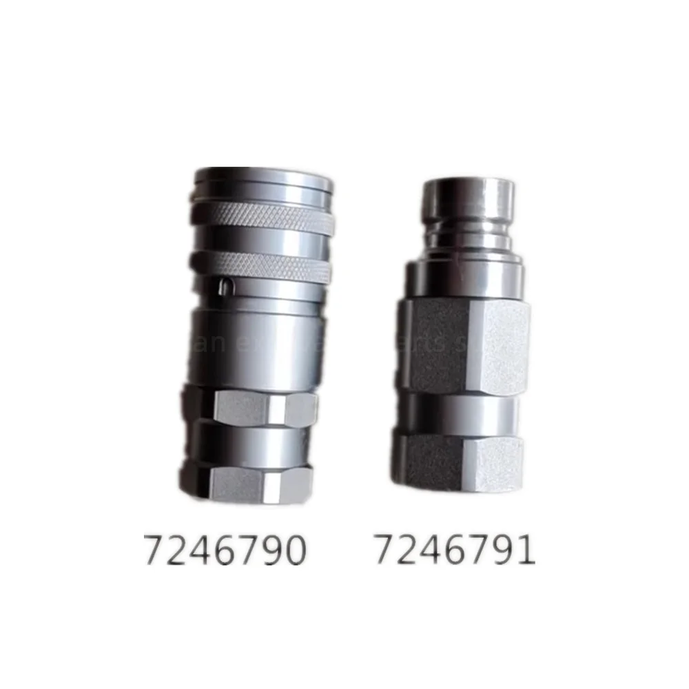 For 7246777 7246791 7246790 S16 S18 E17 20 Quick Coupling 34SAE Female Connector Male Coupler Kit Hammer Skid Loader Parts