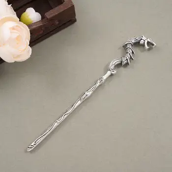 復古維京龍髮簪 女士創意北歐髮夾 中世紀女巫頭飾 髮飾 髮簪 10 最佳銷售 龍髮飾品 - №8