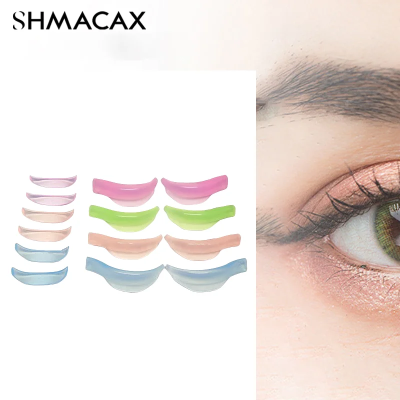 7 paia di ciglia in Silicone Perm Pad Lifting Lashes Rods riciclaggio 3D accessori per piegaciglia applicatore strumenti per il trucco del salone