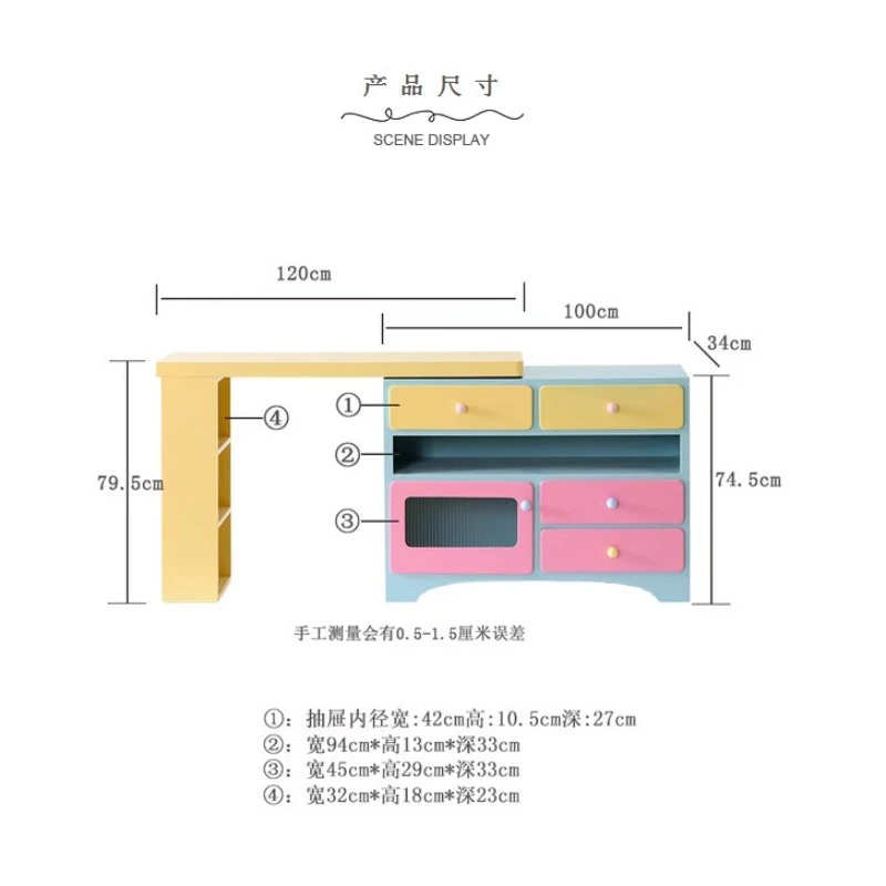 Dopamine Design Vanity Table Nordic Senior Style Bedroom Makeup Vanity Table Storage Modern tocador de maquillaje Home Furniture