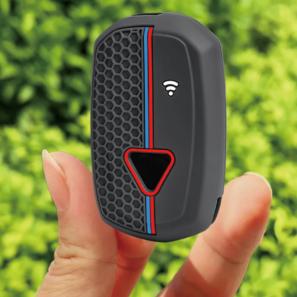 For Triumph Speed Triple RS Tiger 1200 Rocket 3 silicone motorcycle key fob cover scratch resistant