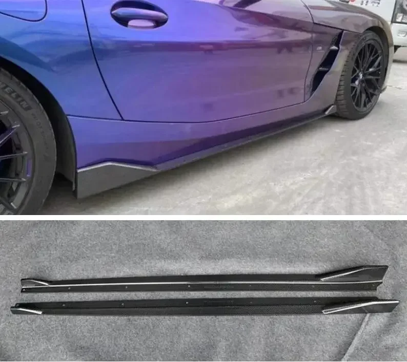 Body Skirts For For BMW Z4 G29 2019 2020 2021 2022 2023 Side Panels Body Skirts Kit lip Cover Carbon Fiber