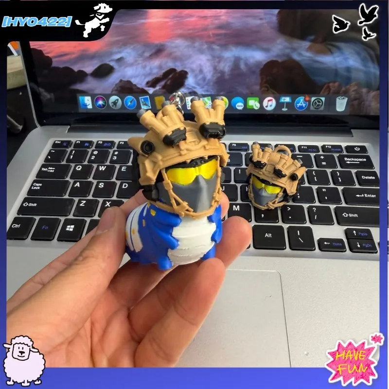 

Delta Action 3d Printed Weilong Caterpillar Keychain Novelty Funny Pendant Desktop Ornament Bag Hanging Decor For Game Fans
