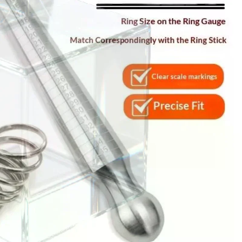 1Set Brazilian Ring Measuring Set With Clear Scale Markings And Precise Fit Perfect For Jewelry Makers And Ring Size Measuremen