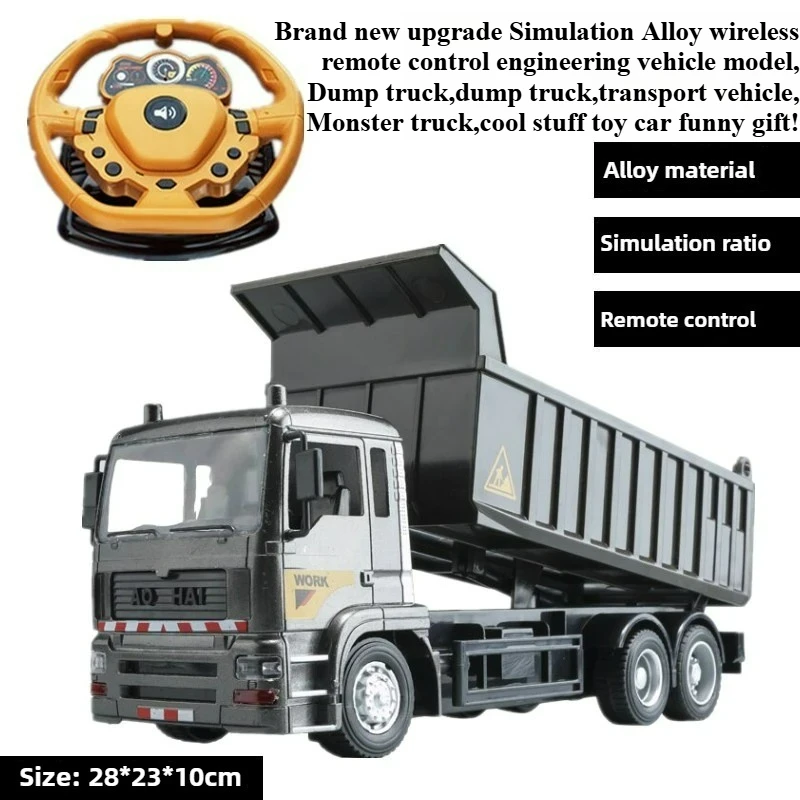 

Cool Stuff Toy Car Funny Gift-Upgrade Alloy Rc Truck,Remote Control Car Toy,Kawaii Transport Car Toy,Monster Truck,Toys for Kids