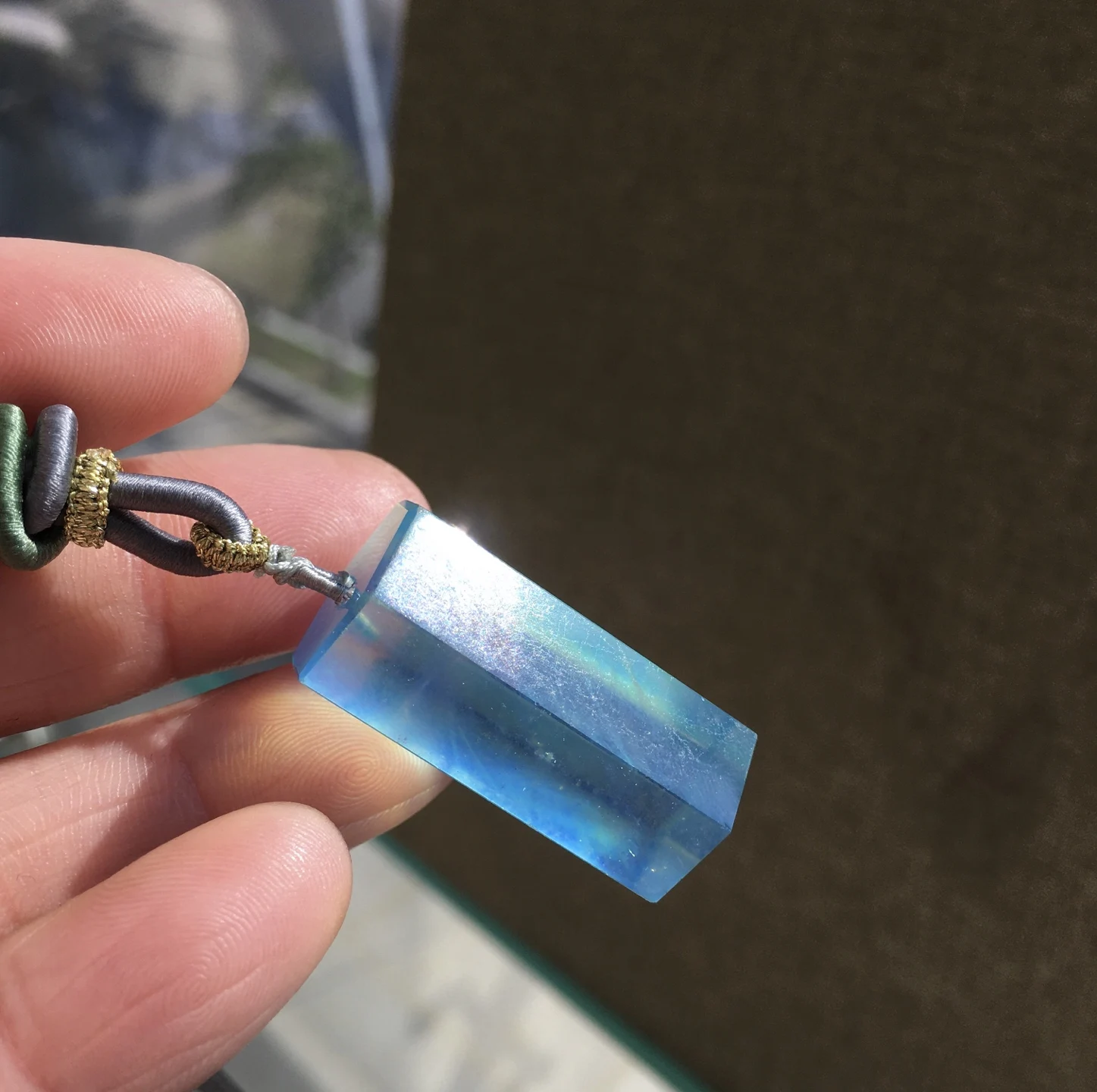 

Натуральный синий аквамарин, прозрачная подвеска из бисера, женское ожерелье 29,5/11,5 мм с граненым аквамарином, Бразилия, модные бусины, ожерелье AAAAA