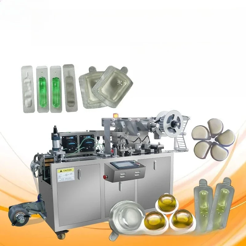 Breathable film liquid blister automatic packaging machine, small flat blister machine