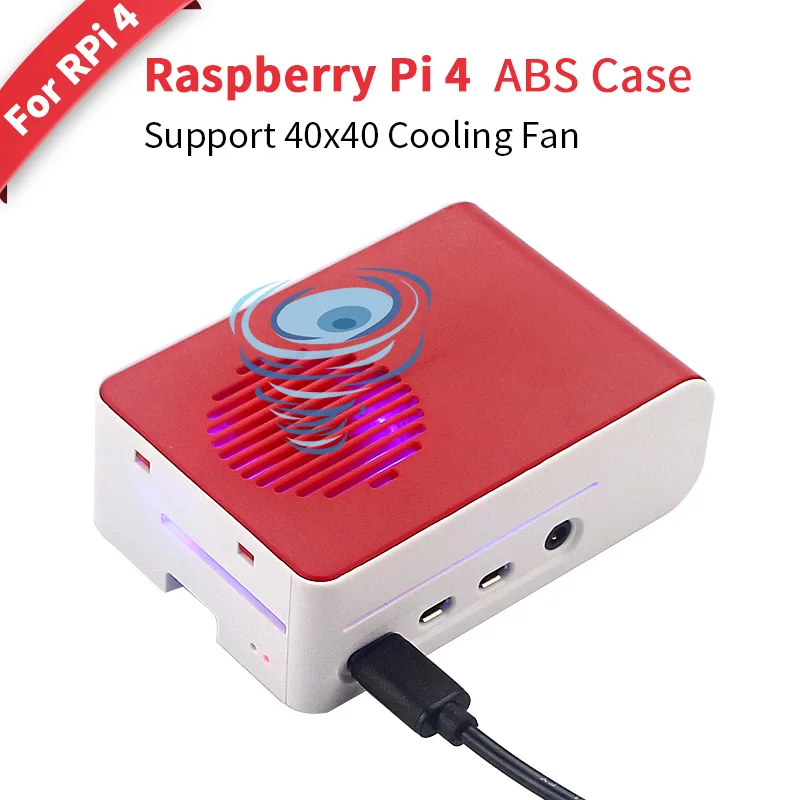 Корпус для охлаждающего вентилятора Raspberry Pi 4 из АБС-пластика, 40x40