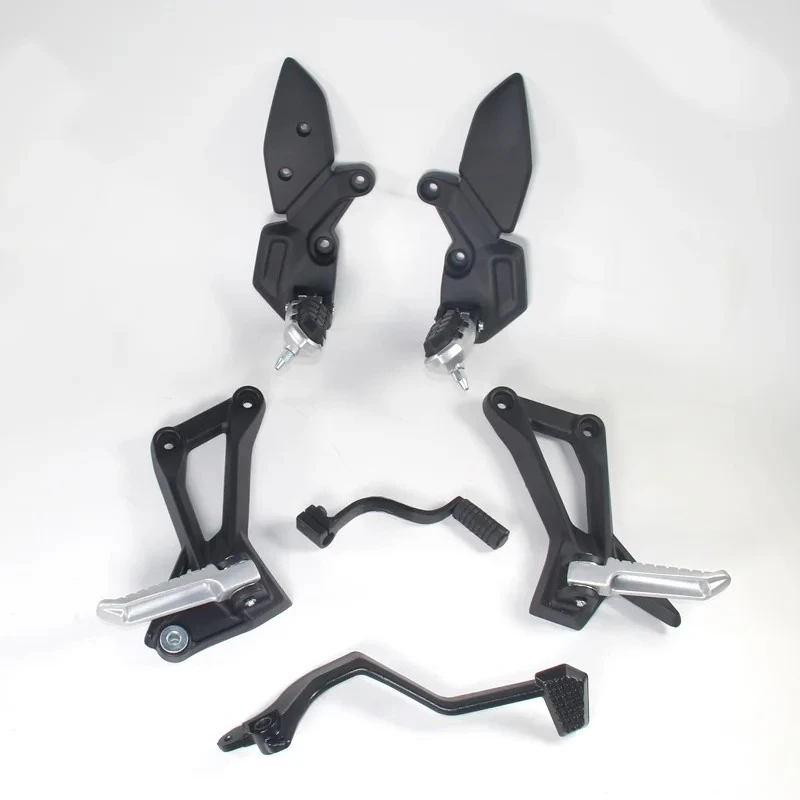 For LONCIN VOGE Locomotive LX300DS Front Rear Main Auxiliary Left Right Footrest Brakes Shift Speed Pedals