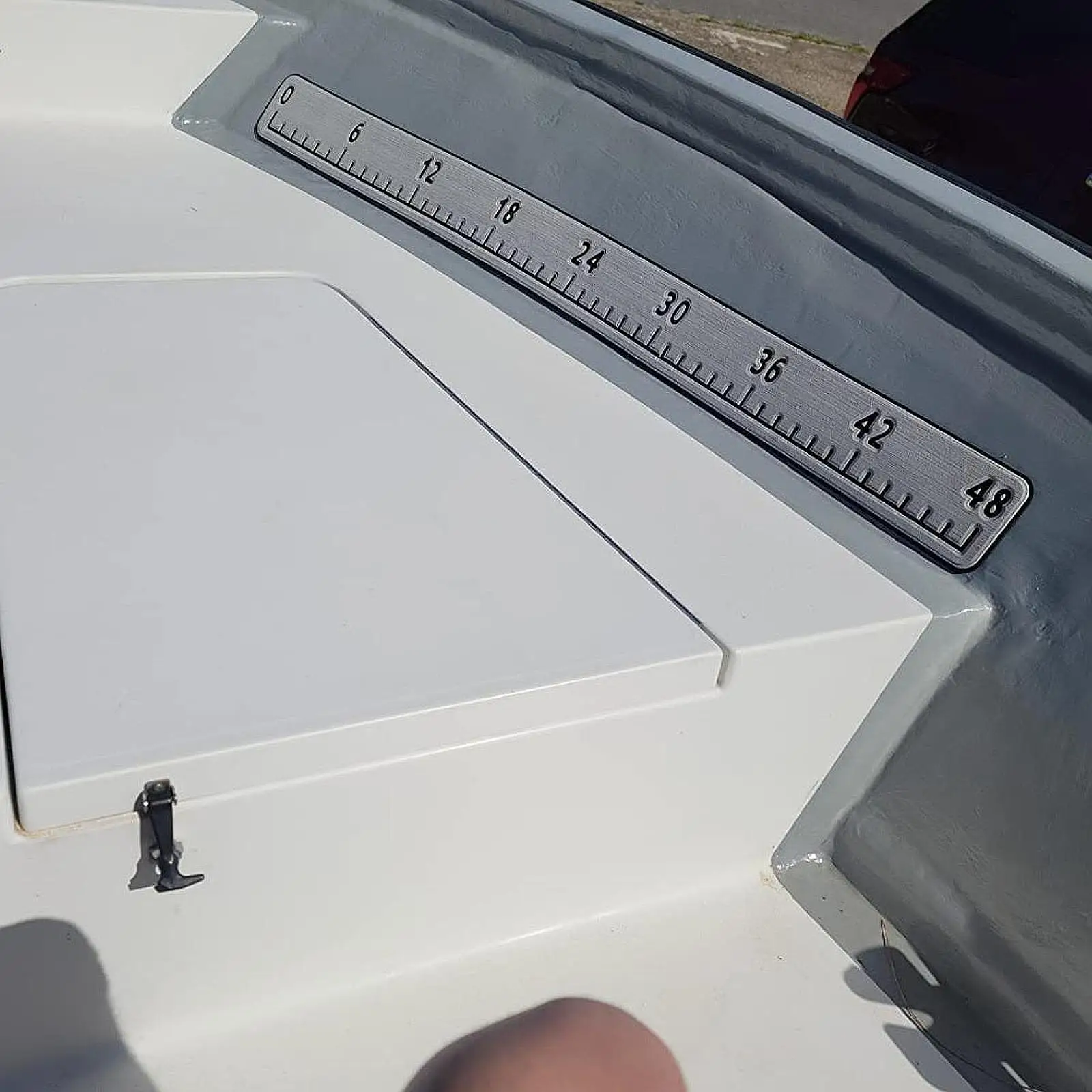 

Липкая измерительная наклейка для рыбы, рыболовные снасти, водонепроницаемая с подложкой, простая установка, рыболовное снаряжение для лодки, каяка, яхты