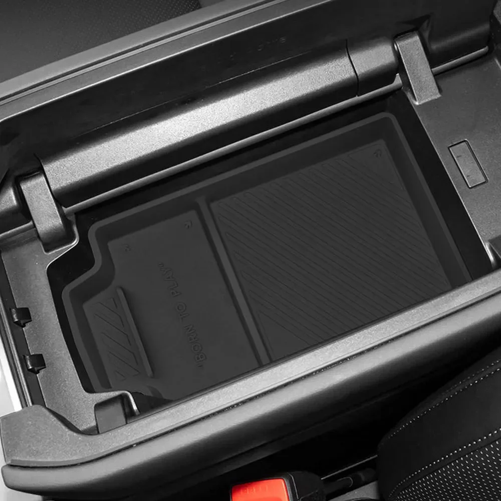 Central Control Armrest Box Storage Box Automotive Modification Parts For Chery iCAR V27 ABS Material Partition Storage