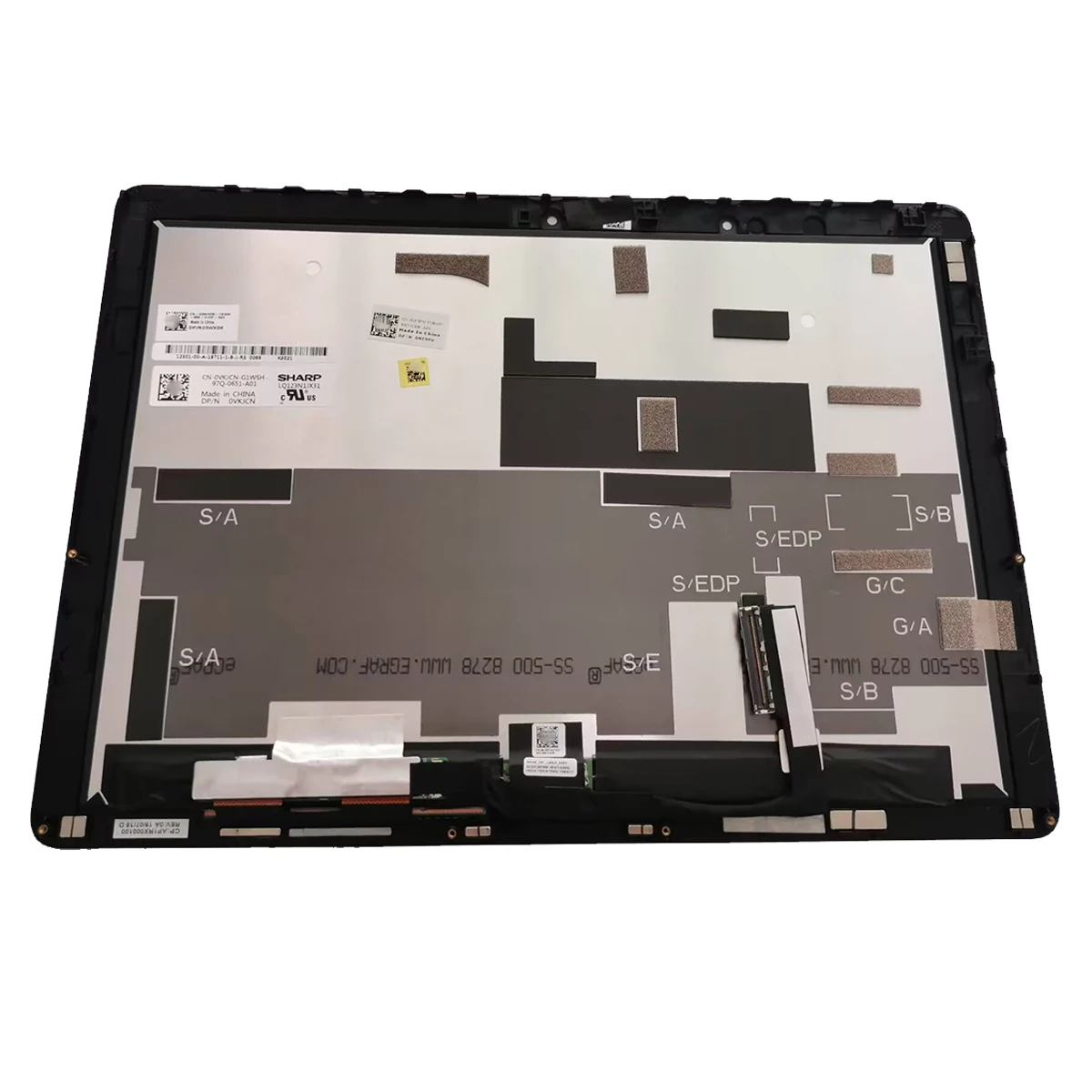 

FOR DELL Latitude 5285 5290 TOUCH SCREEN ASSEMBLY 1920x1080 LCD Matrix 2TDV5 X8T3P 0KK8X LQ123N1JX31 TV123WAM-ND0 0VKJCN 12.3''