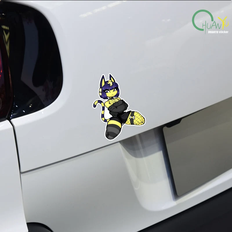 Queen Ankha Animal Amiibo; Pharaoh's Car Sticker for Motorcycle, Electric Bike, Luggage Box, Computer, Internet Celebrity Sticke