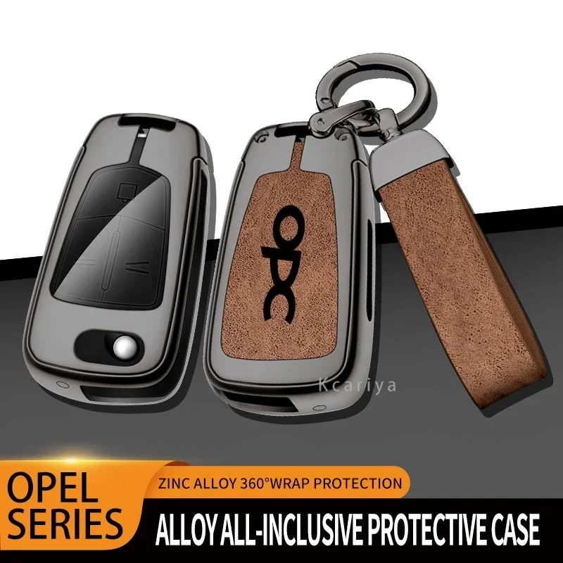 Car TPU Zinc Alloy Key Case Bag For Opel OPC Insignia Astra J H Vectra Combo Corsa D Mokka Zafira Car Key Chain Metal Key Shell