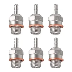 2pcs 6pcs N3 N4 #3 #4 Hot Spark Glow Plug Replace OS for Traxxas Kyosho HSP HPI Redcat 1/8 1/10 RC Nitro Engines Car Truck Buggy