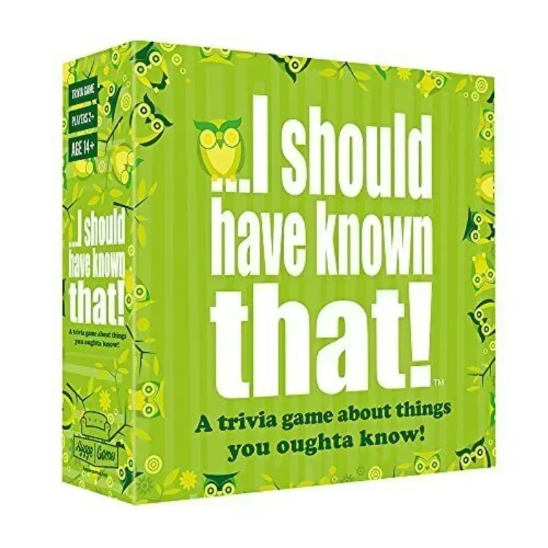 Party game Hygge Games ...I should have known that Trivia Game Green Board games