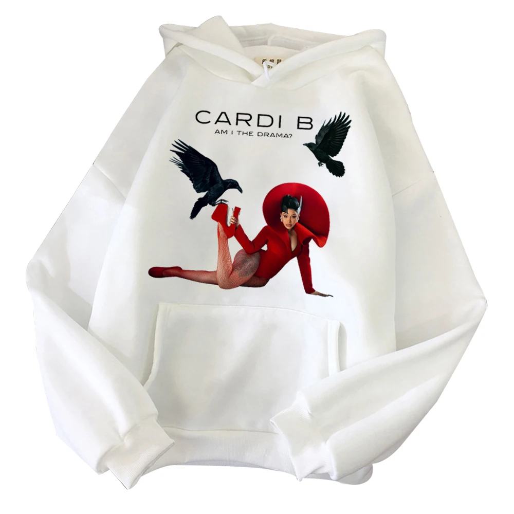 Cardi B Am I ألبوم الدراما 2025 هوديي Harajuku الهيب هوب البلوز القمم البلوز هدية