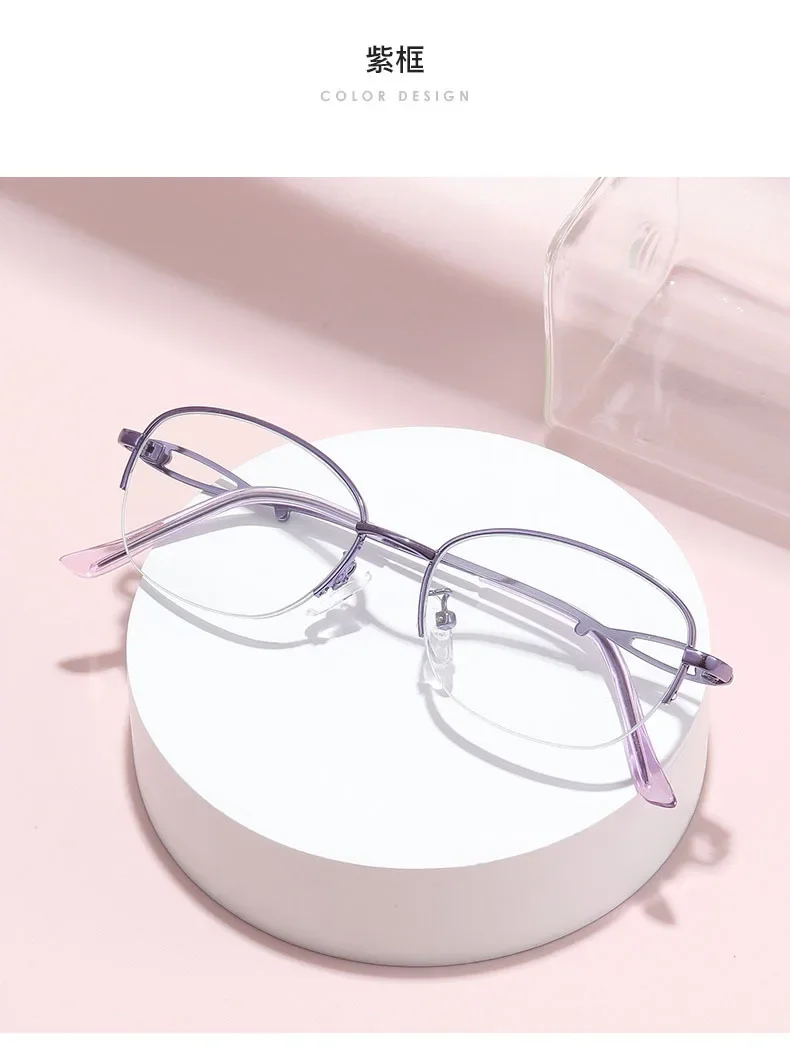 Anti-Blaulicht-Lesebrille, Elegante Lesebrille für Damen, Computer-Lesebrille mit Sehstärke – Detail 16