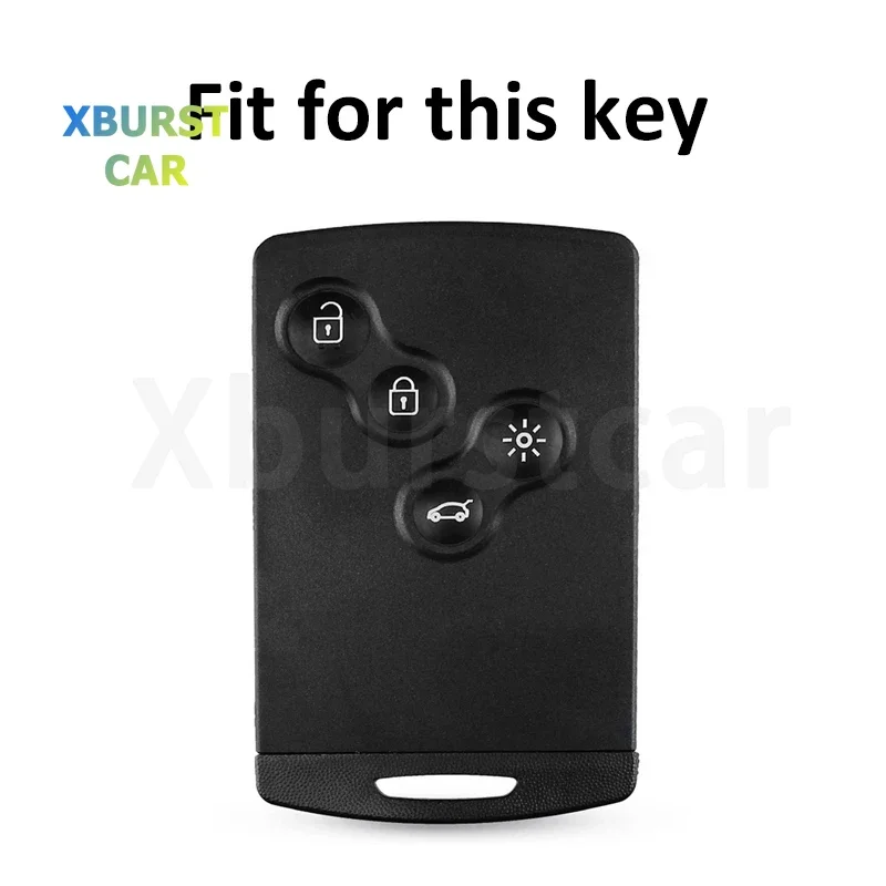 TPU Shell for Renault Megane 2 3 Scenic Laguna Clio Captur Duster Logan Trafic Koleos Fluence Zoe Car Key Case Cover Accessories