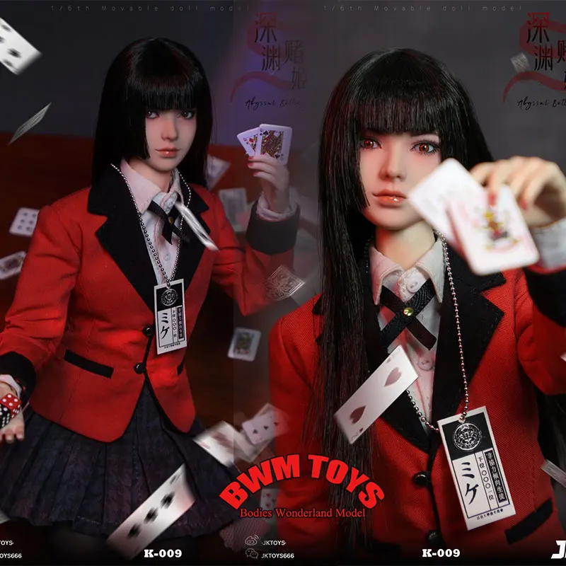 

In Stock JKTOYS K-009 1/6 Scale Female Soldier Witch Gambler Lady Mengzi 12Inch Action Figure Doll Collection