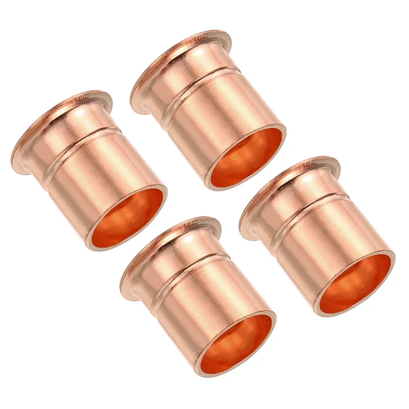 

1/2/4pcs 12.9/16.4/19.3/22.5/28.6mm ID Pure Copper Fitting Coupling Plumbing Fitting Coupler with Sweat Ends For Air Condition