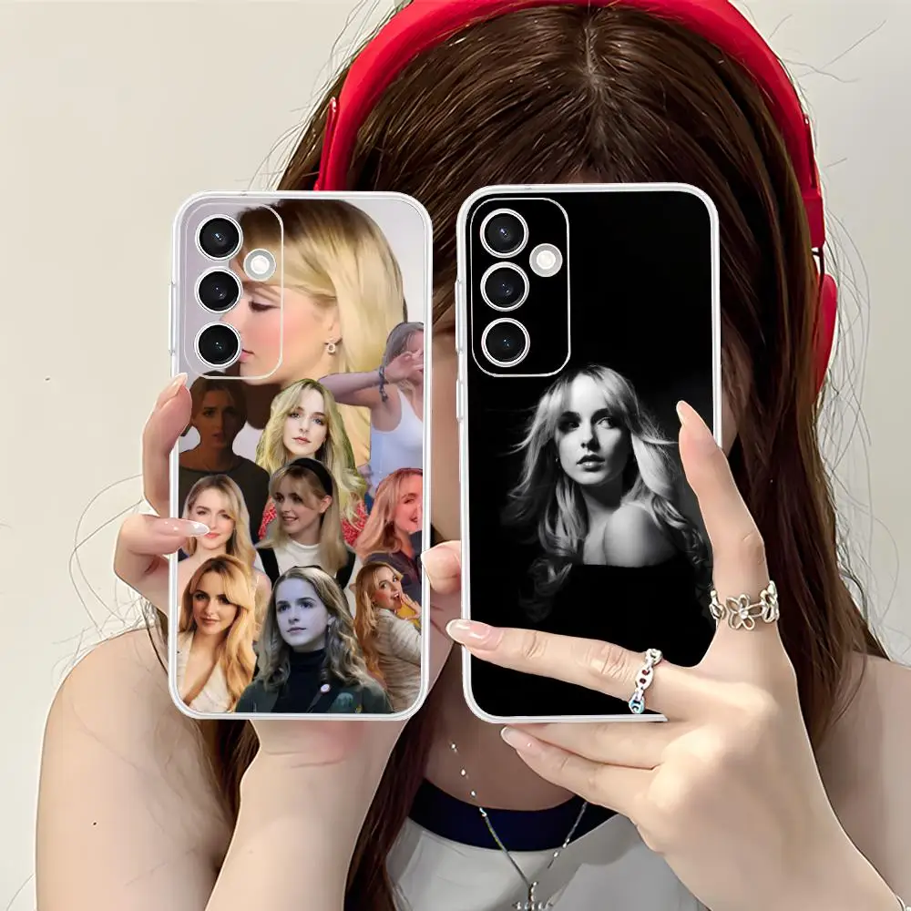 Mckenna Grace Phone Case for Samsung Galaxy S25 S24 S23 S22 S21Plus FE Ultra Soft TPU Clear Shockproof Cover