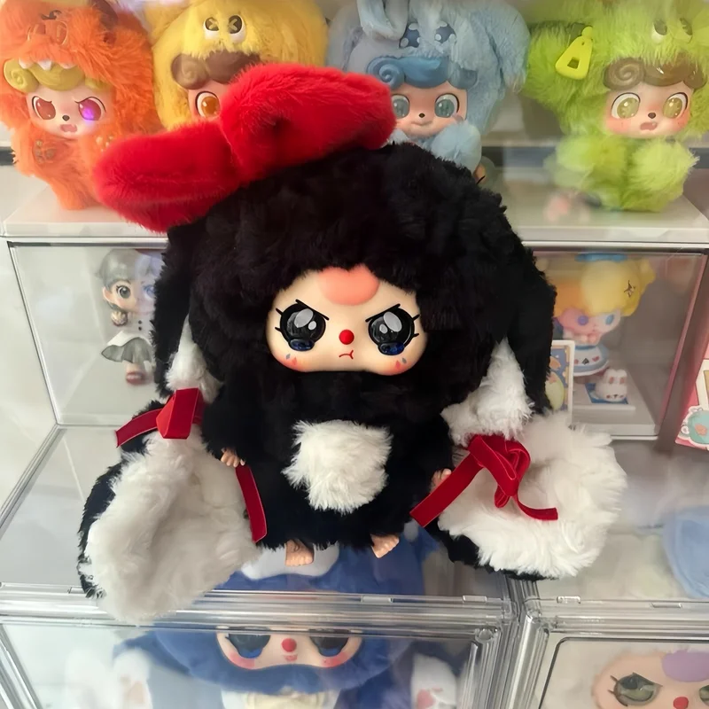 

100% Genuine Baby Three Surprise Eyes Limited Edition Blind Box Plush Toy Bitter Eyes Cute Cat Face Kawaii Girl Birthday Gift