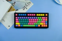 GMK Windbreaker Keycap, 129 Keys PBT Keycaps Cherry Profile DYE-SUB Personalized GMK Keycaps For Mechanical Keyboard